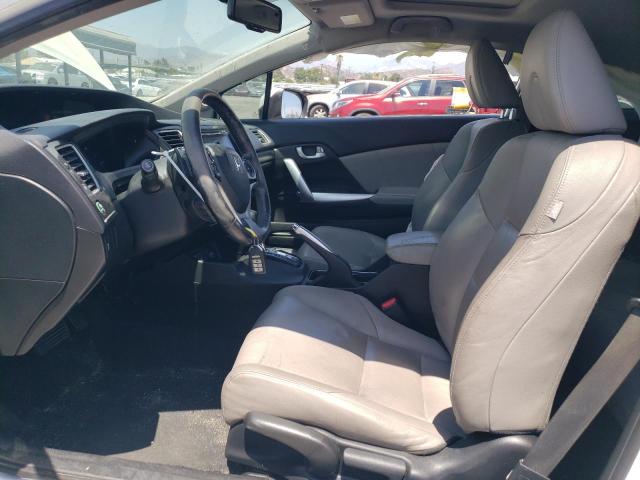 2HGFG3B02EH517163 - 2014 HONDA CIVIC EXL თეთრი ფოტო 7