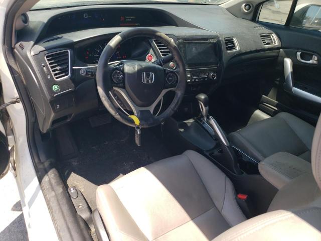 2HGFG3B02EH517163 - 2014 HONDA CIVIC EXL თეთრი ფოტო 8