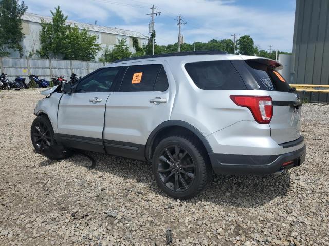 1FM5K7D82KGB02852 - 2019 FORD EXPLORER XLT ვერცხლისფერი ფოტო 2