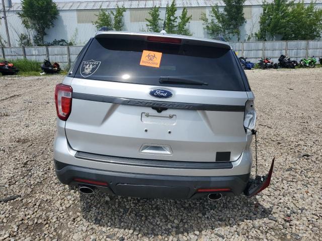 1FM5K7D82KGB02852 - 2019 FORD EXPLORER XLT ვერცხლისფერი ფოტო 6