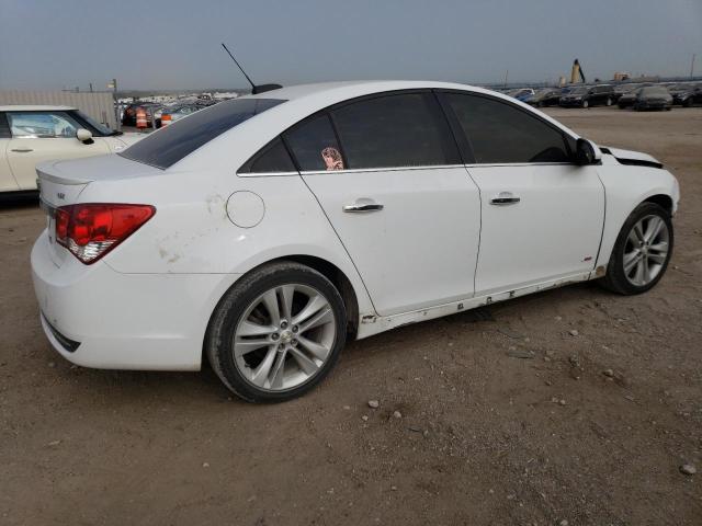 1G1PG5SB6F7244380 - 2015 CHEVROLET CRUZE LTZ WHITE photo 3