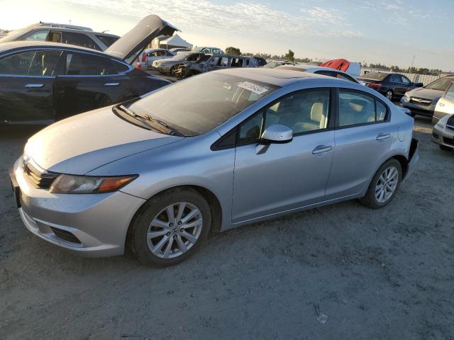 19XFB2F9XCE307757 - 2012 HONDA CIVIC EXL 银色 照片 1