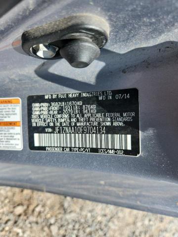 JF1ZNAA10F9704134 - 2015 TOYOTA SCION FR-S SILVER photo 12