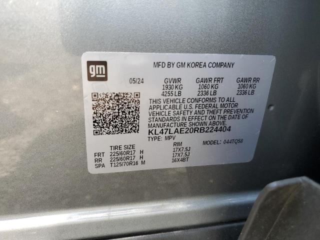 KL47LAE20RB224404 - 2024 BUICK ENVISTA PREFERRED GRAY photo 13
