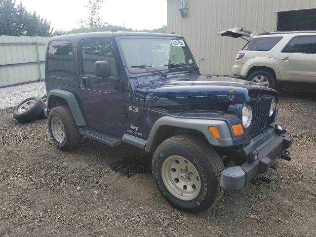 1J4FA39S45P352018 - 2005 JEEP WRANGLER X Mavi foto 4