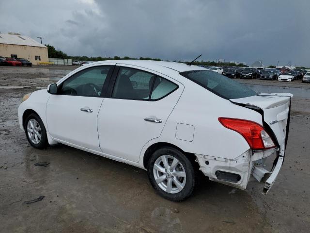 3N1CN7AP4EL835647 - 2014 NISSAN VERSA S WHITE photo 2