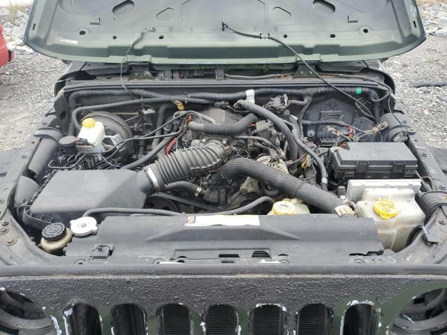 1J4FZ24198L538103 - 2008 JEEP WRANGLER X GREEN photo 11