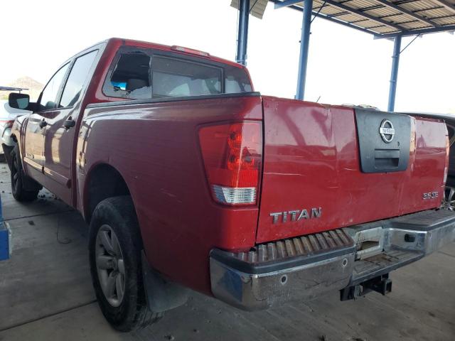 1N6AA0EC4AN314885 - 2010 NISSAN TITAN XE RED photo 2