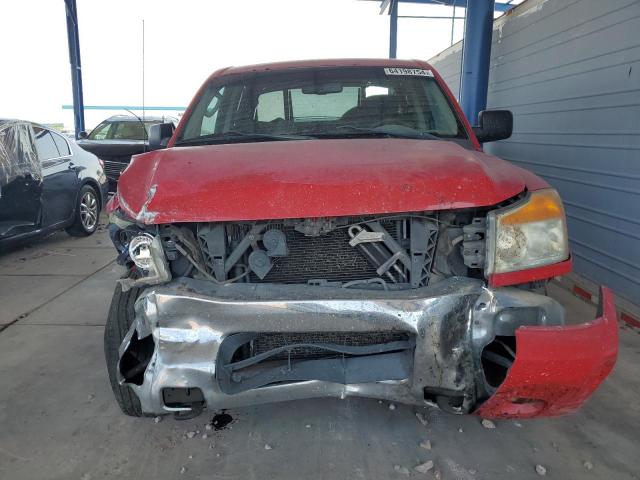 1N6AA0EC4AN314885 - 2010 NISSAN TITAN XE RED photo 5