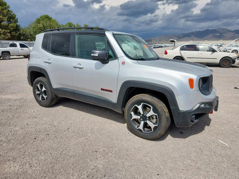 ZACNJBC19KPK01473 - 2019 JEEP RENEGADE TRAILHAWK 银色 照片 4