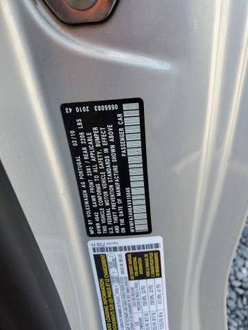 WVWFA7AH6AV015045 - 2010 VOLKSWAGEN EOS LUX 银色 照片 12