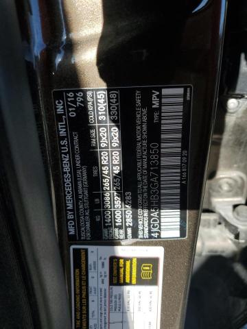 4JGDA5HB3GA713850 - 2016 MERCEDES-BENZ GLE 350 4MATIC BROWN photo 14