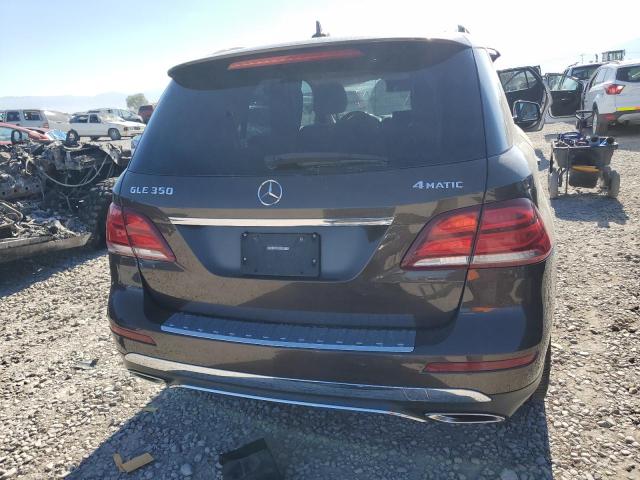4JGDA5HB3GA713850 - 2016 MERCEDES-BENZ GLE 350 4MATIC BROWN photo 6