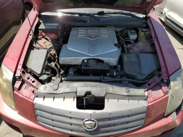 1G6DM577640147146 - 2004 CADILLAC CTS MAROON photo 11