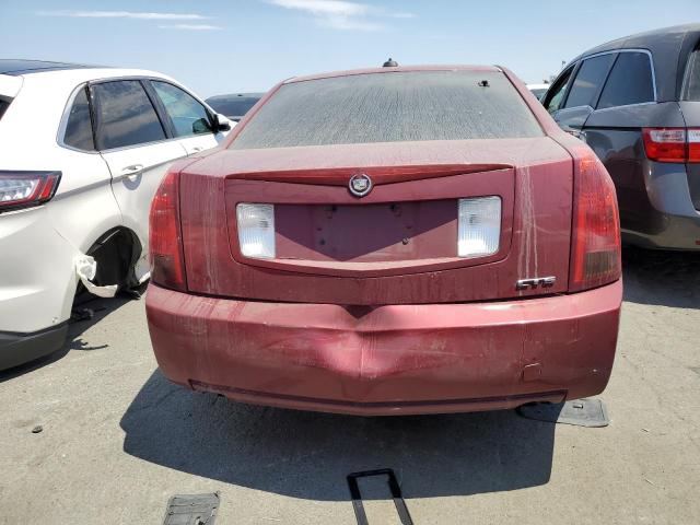 1G6DM577640147146 - 2004 CADILLAC CTS MAROON photo 6