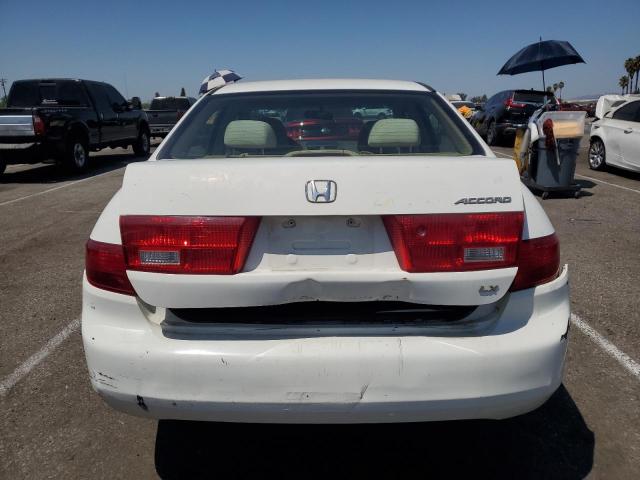 JHMCM56425C006234 - 2005 HONDA ACCORD LX WHITE photo 6