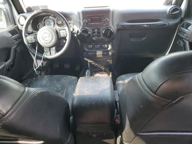 1C4BJWEG1EL322781 - 2014 JEEP WRANGLER U SAHARA WHITE photo 8