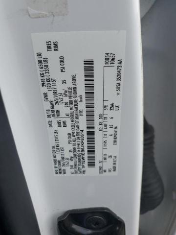 1FTEW1EB6JKF63614 - 2018 FORD F150 SUPERCREW თეთრი ფოტო 12