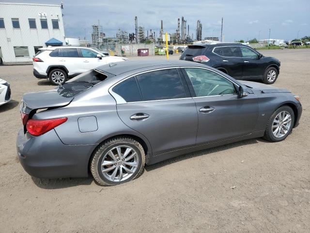 JN1BV7AR0FM416182 - 2015 INFINITI Q50 BASE CHARCOAL photo 3