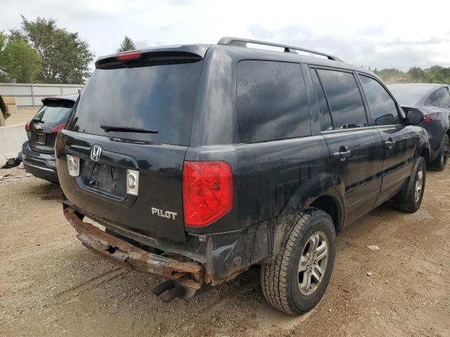 2HKYF18663H620925 - 2003 HONDA PILOT EXL BLACK photo 3