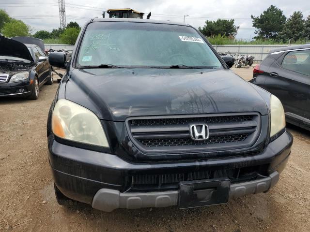 2HKYF18663H620925 - 2003 HONDA PILOT EXL BLACK photo 5