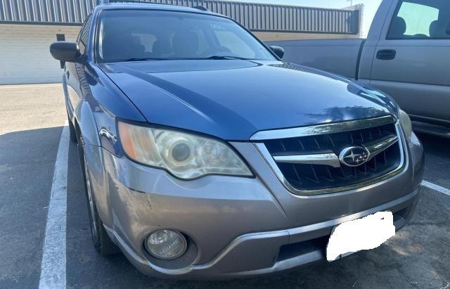 4S4BP61C487328567 - 2008 SUBARU OUTBACK 2.5I BLUE photo 2