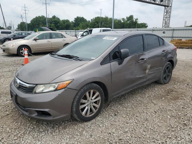 19XFB2F9XCE011105 - 2012 HONDA CIVIC EXL GRAY photo 1