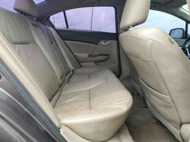 19XFB2F9XCE011105 - 2012 HONDA CIVIC EXL GRAY photo 10