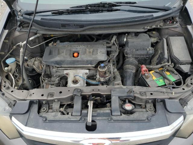 19XFB2F9XCE011105 - 2012 HONDA CIVIC EXL GRAY photo 11