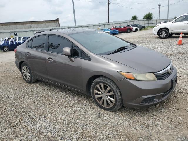 19XFB2F9XCE011105 - 2012 HONDA CIVIC EXL GRAY photo 4