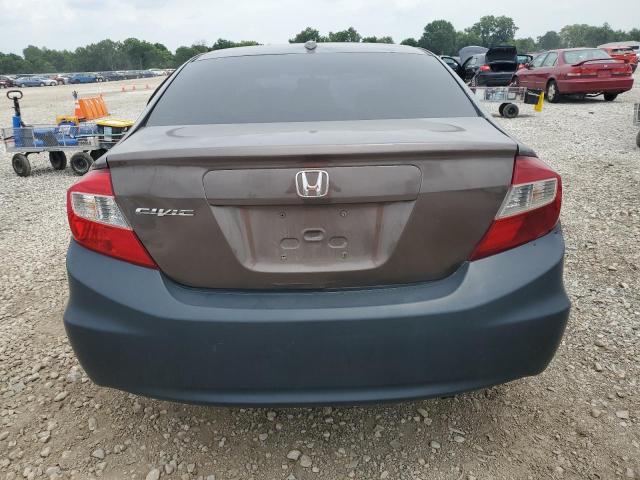 19XFB2F9XCE011105 - 2012 HONDA CIVIC EXL GRAY photo 6