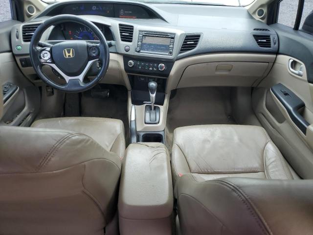 19XFB2F9XCE011105 - 2012 HONDA CIVIC EXL GRAY photo 8