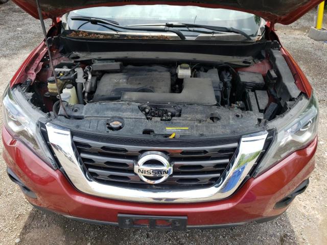 5N1DR2MM7HC652359 - 2017 NISSAN PATHFINDER S წითელი ფოტო 12