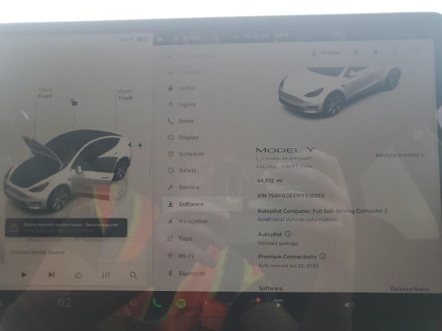 7SAYGDEE1PF618923 - 2023 TESLA MODEL Y WHITE photo 9