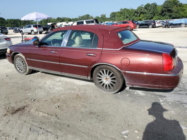 1LNHM81W94Y633138 - 2004 LINCOLN TOWN CAR EXECUTIVE BURGUNDY photo 2