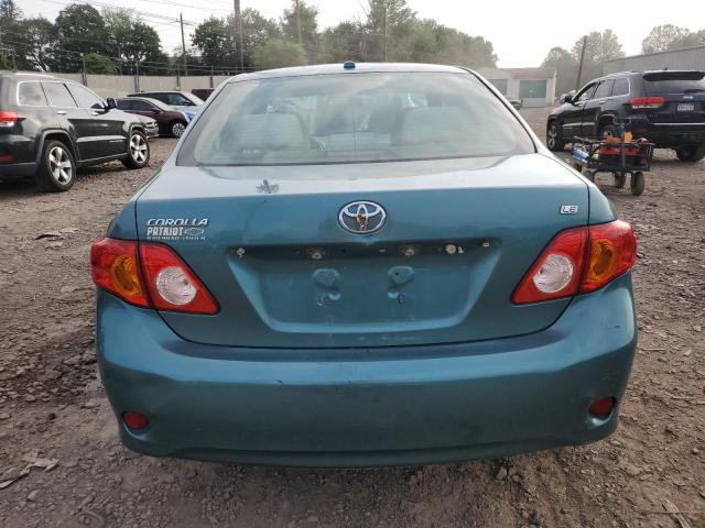 2T1BU4EE8AC381161 - 2010 TOYOTA COROLLA BASE GREEN photo 6