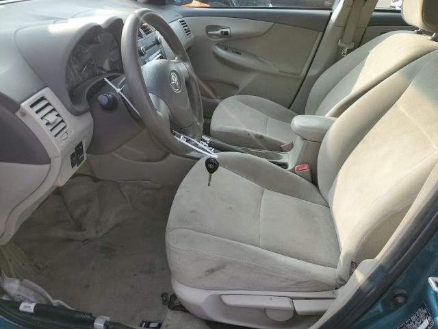 2T1BU4EE8AC381161 - 2010 TOYOTA COROLLA BASE GREEN photo 7