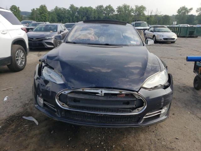 5YJSA1DNXDFP08166 - 2013 TESLA MODEL S ლურჯი ფოტო 5