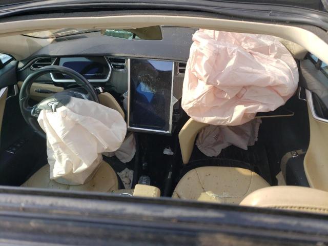 5YJSA1DNXDFP08166 - 2013 TESLA MODEL S ლურჯი ფოტო 8