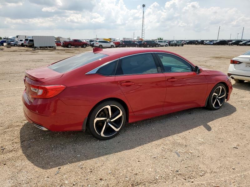 1HGCV2F35LA003858 - 2020 HONDA ACCORD SPORT 红色 照片 3