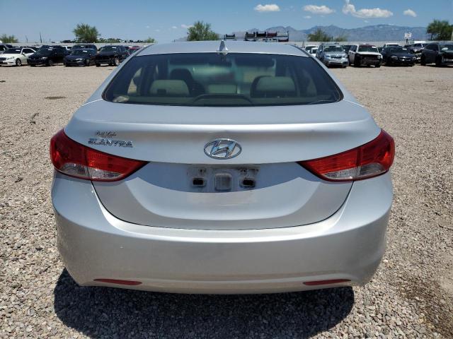 KMHDH4AE2CU375697 - 2012 HYUNDAI ELANTRA GLS SILVER photo 6