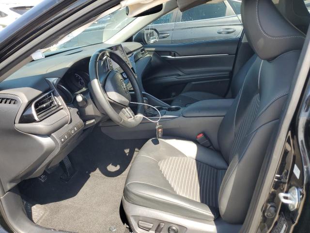 4T1T11AK7MU557580 - 2021 TOYOTA CAMRY SE BLACK photo 7