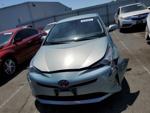 JTDKARFU3G3003777 - 2016 TOYOTA PRIUS TURQUOISE photo 5