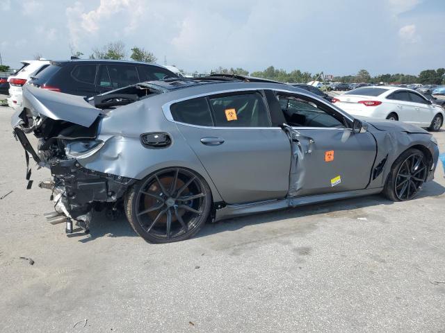 WBAGV8C05LCE26909 - 2020 BMW M850XI GRAY photo 3