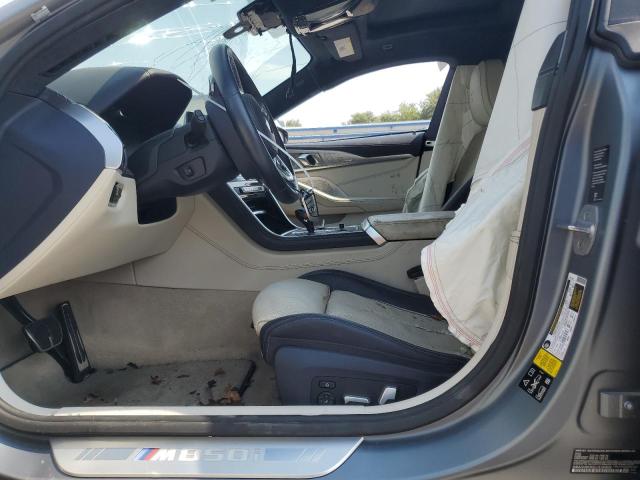 WBAGV8C05LCE26909 - 2020 BMW M850XI GRAY photo 7