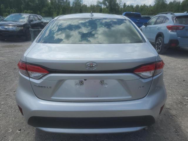 JTDEPRAEXLJ016219 - 2020 TOYOTA COROLLA LE SILVER photo 6