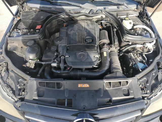 WDDGF4HB1CR225219 - 2012 MERCEDES-BENZ C 250 BLACK photo 11