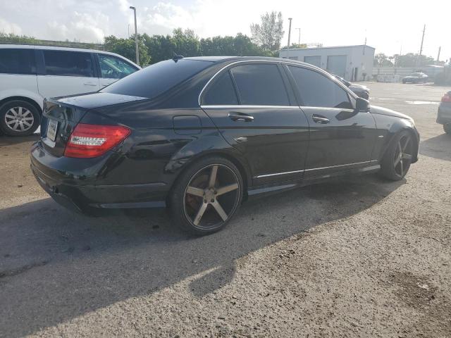 WDDGF4HB1CR225219 - 2012 MERCEDES-BENZ C 250 BLACK photo 3