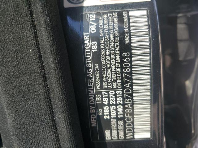 WDDGF8AB7DA778068 - 2013 MERCEDES-BENZ C 300 4MATIC GRAY photo 13