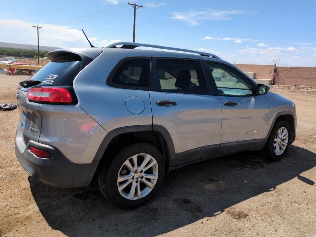 1C4PJLAB9FW700053 - 2015 JEEP CHEROKEE SPORT ვერცხლისფერი ფოტო 3